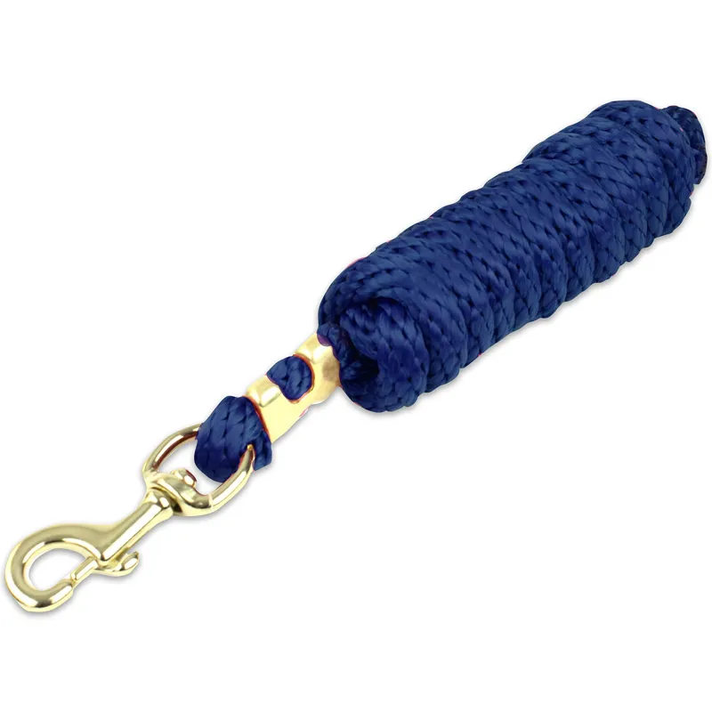 KM Elite 10Ft Double Braid Nylon Leadrope - Navy